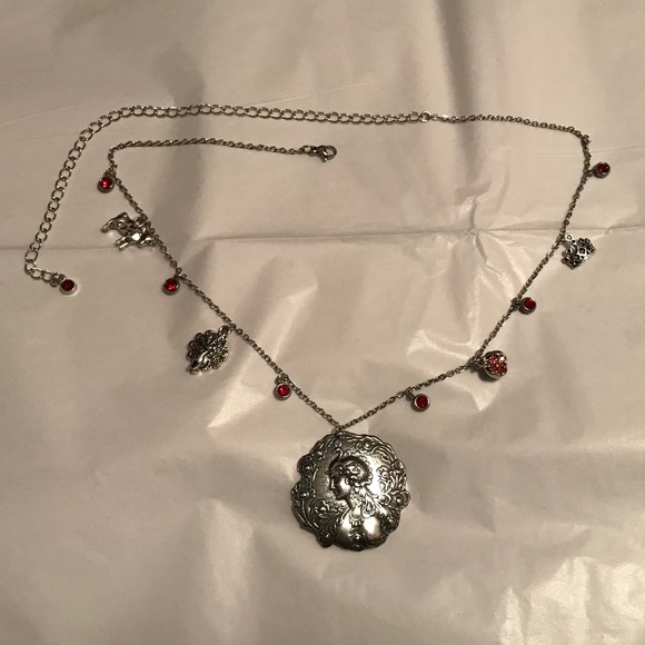 “Queen Hera" Juno Art Nouveau Goddess Greek Roman Mythology Handmade Necklace - Picture 12 of 16